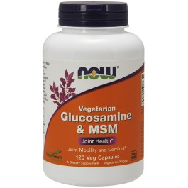   Now Glucosamine & MSM Vegetarian Veg Capsules 120 caps