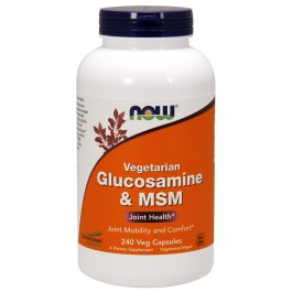   Now Glucosamine & MSM Vegetarian Veg Capsules 240 caps