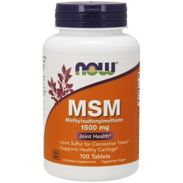   Now MSM 1500 mg Tablets 100 tabs