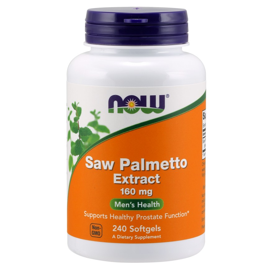 Now Saw Palmetto Extract 160 mg Softgels 240 caps - зображення 1