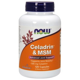 Now Celadrin & MSM 500 mg Capsules 120 caps
