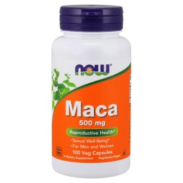 Now Maca 500 mg Veg Capsules 100 caps