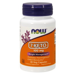 Now 7-Keto-DHEA 100 mg Veg Capsules 30 caps