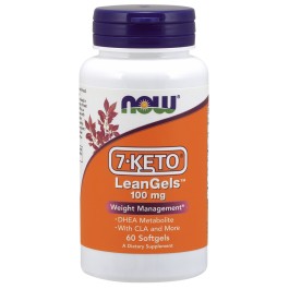 Now 7-Keto LeanGels 100 mg Softgels 60 caps