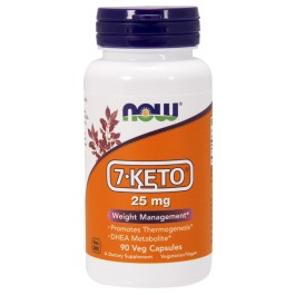 Now 7-Keto-DHEA 25 mg Veg Capsules 90 caps