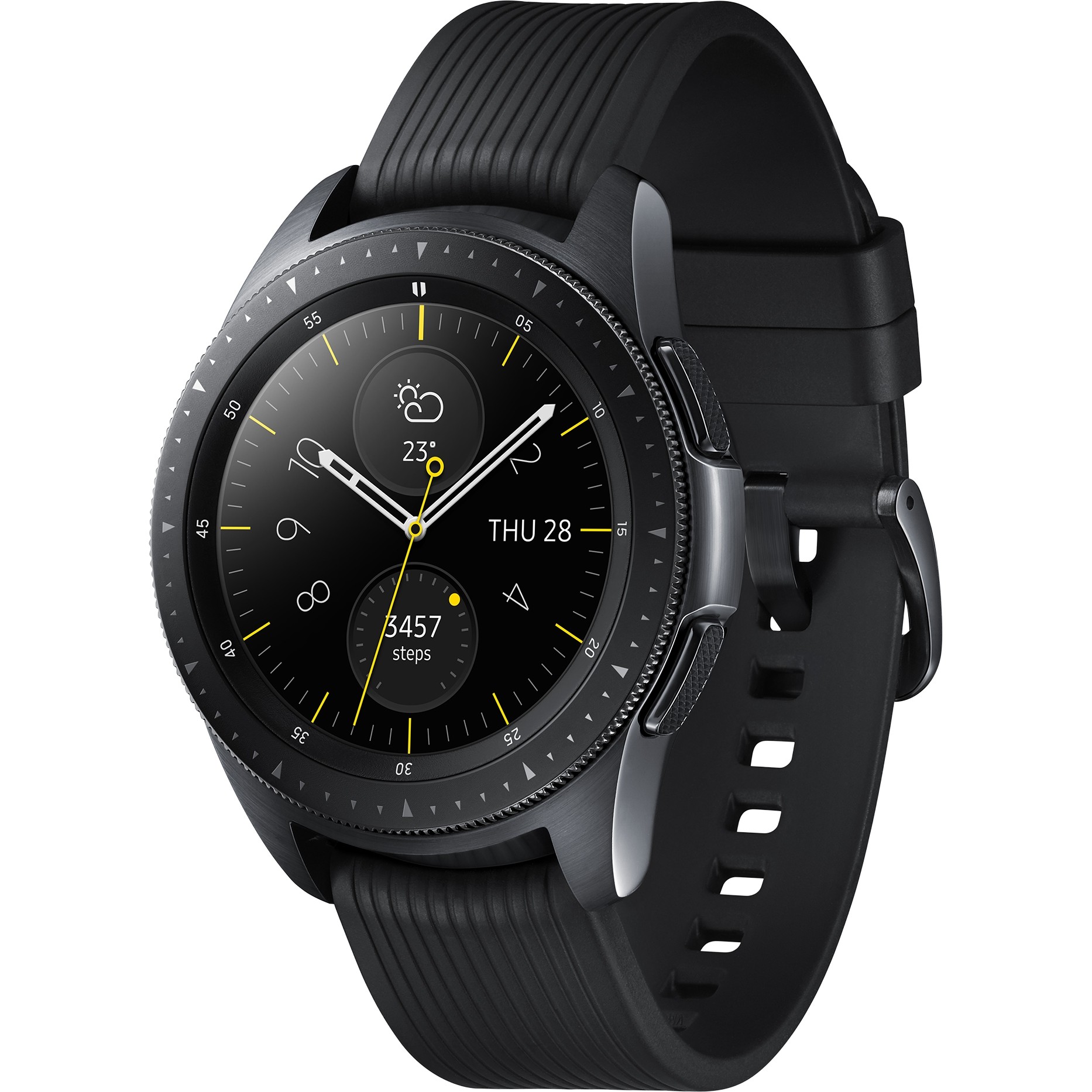 Samsung Galaxy Watch 42mm Midnight Black (SM-R810NZKA) - зображення 1