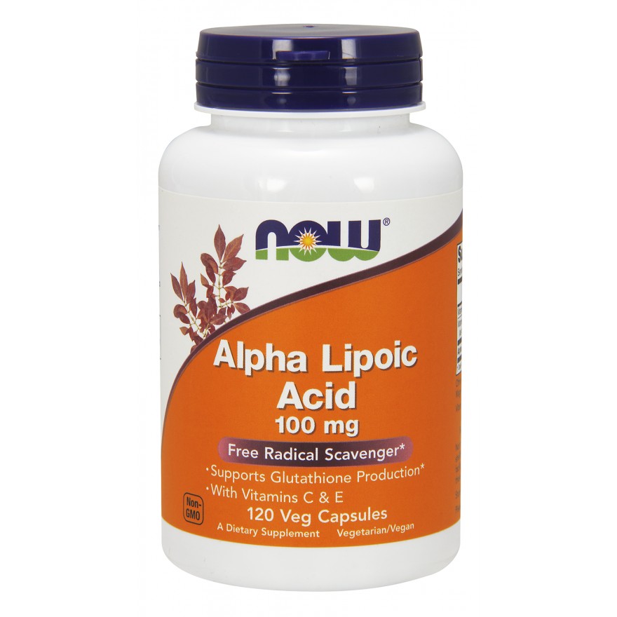 Now Alpha Lipoic Acid 100 mg Veg Capsules 120 caps - зображення 1