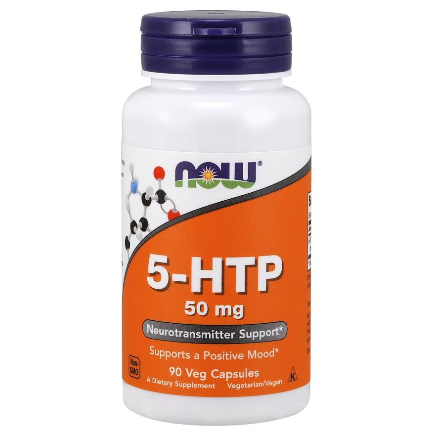 Now 5-HTP 50 mg Veg Capsules 90 caps - зображення 1