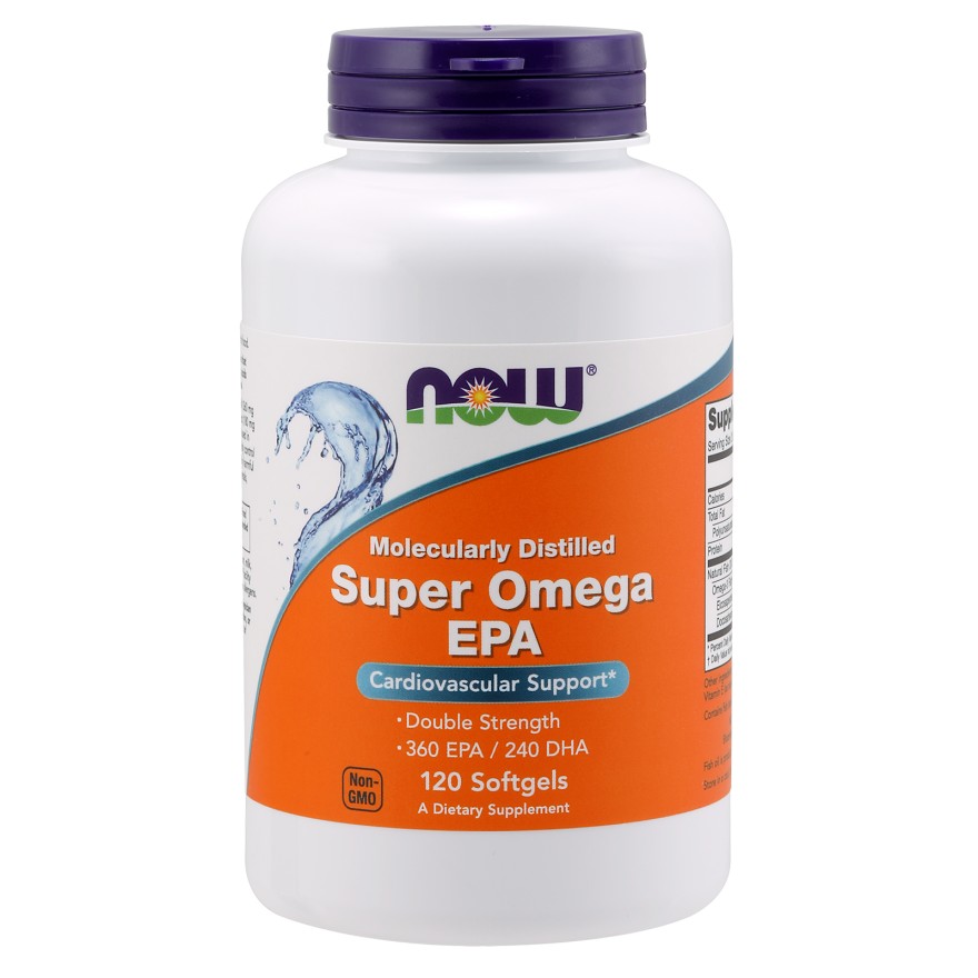 Now Super Omega EPA Double Strength Softgels 120 caps - зображення 1