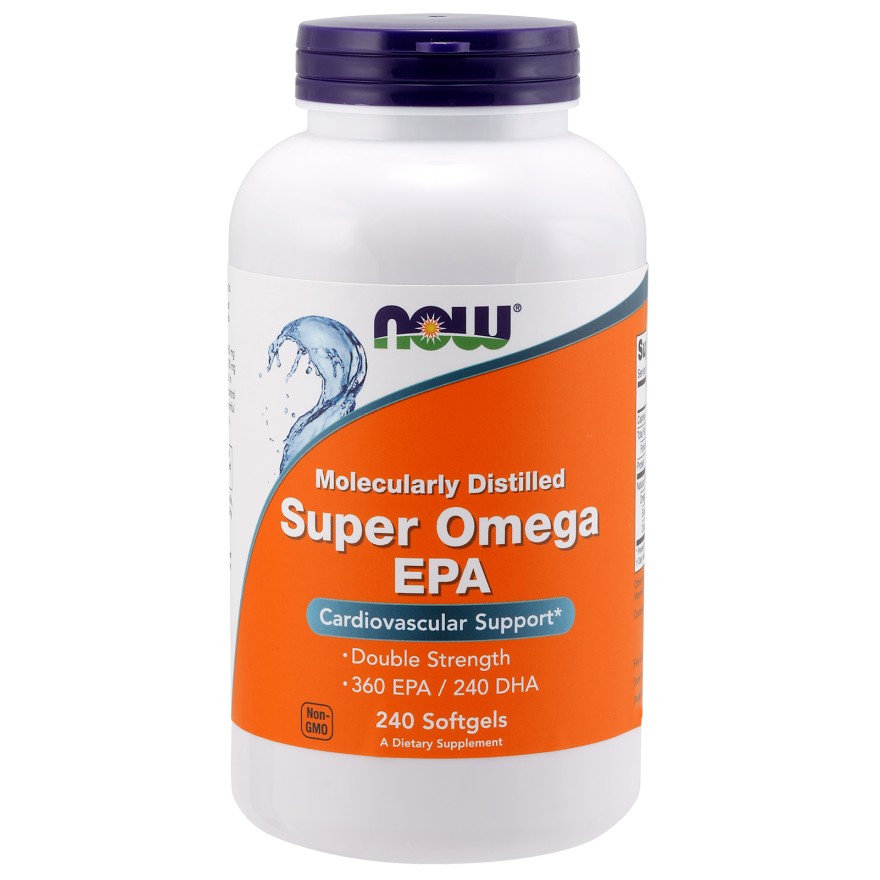 Now Super Omega EPA Double Strength Softgels 240 caps - зображення 1