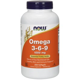 Now Omega 3-6-9 1000 mg Softgels 250 caps