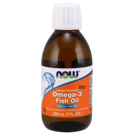Now Omega-3 Fish Oil Liquid 200 ml /40 servings/ Lemon