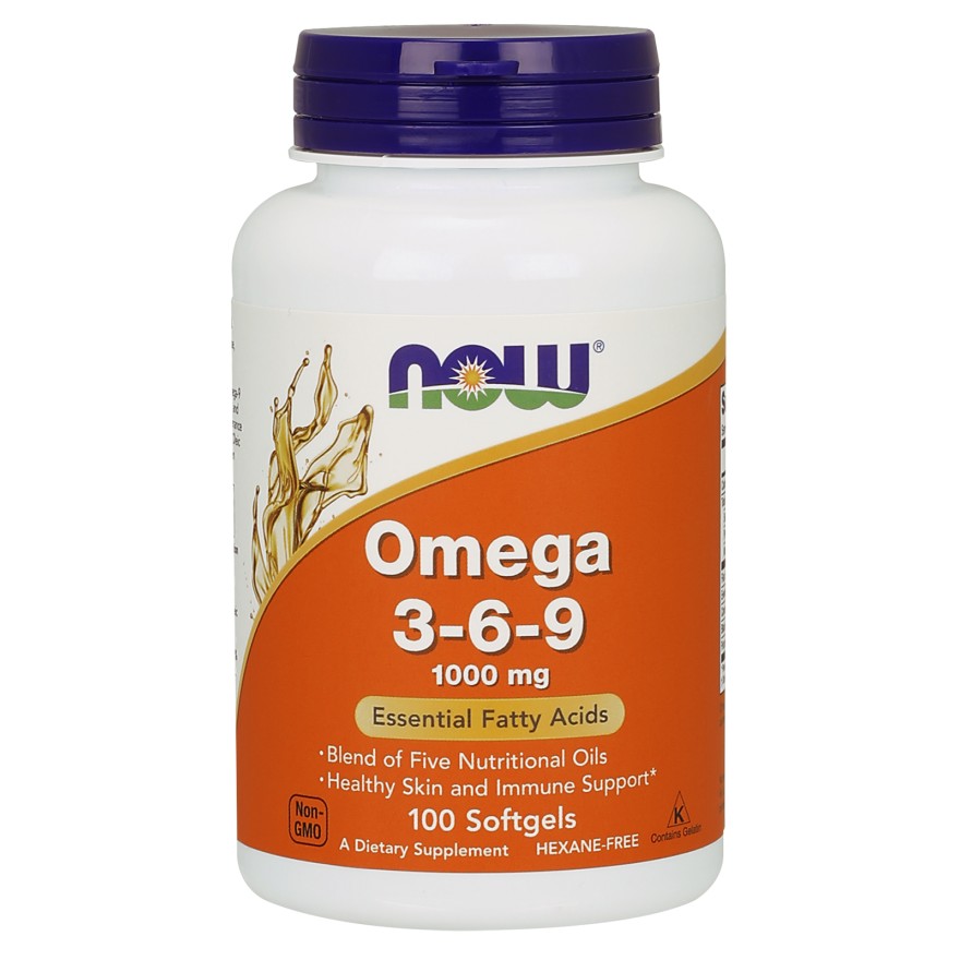 Now Omega 3-6-9 1000 mg Softgels 100 caps - зображення 1