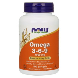 Now Omega 3-6-9 1000 mg Softgels 100 caps