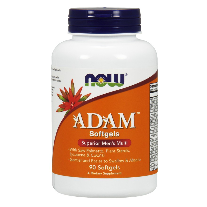 Now Adam Men's Multiple Vitamin Softgels 180 caps - зображення 1