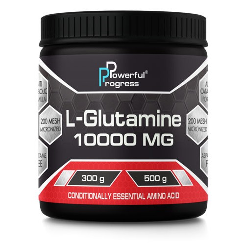 Powerful Progress L-Glutamine 10000 mg 500 g /50 servings/ Unflavored - зображення 1