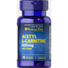 Puritan's Pride Acetyl L-Carnitine 500 mg 30 caps