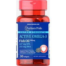 Puritan's Pride Extra Strength Active Omega-3 Fish Oil 30 caps
