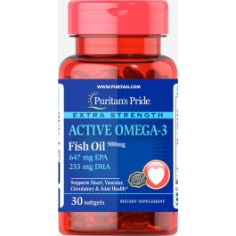   Puritan's Pride Extra Strength Active Omega-3 Fish Oil 30 caps