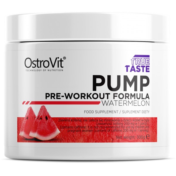 OstroVit PUMP Pre-Workout Formula 300 g /30 servings/ Watermelon - зображення 1