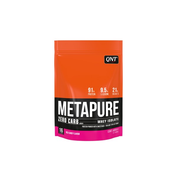 QNT Metapure Zero Carb 480 g /16 servings/ Red Candy - зображення 1