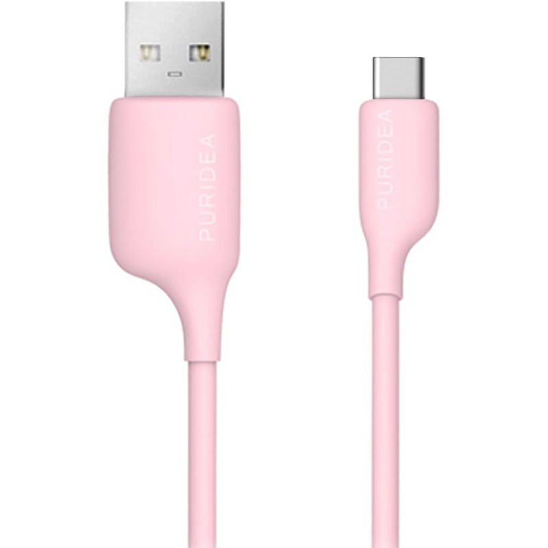 Puridea USB AM to USB Type-C 1.2m Pink (L02-USB-C Pink) - зображення 1