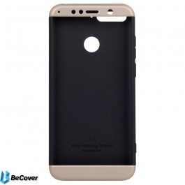   BeCover Super-protect Series для Huawei Y6 Prime 2018 Black-Gold (702555)