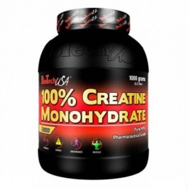 BiotechUSA 100% Creatine Monohydrate 1000 g /200 servings/ Unflavored