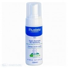   Mustela Пенка-шампунь для новорожденных 150 мл