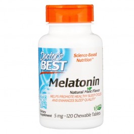   Doctor's Best Melatonin 5 mg 120 tabs Mint