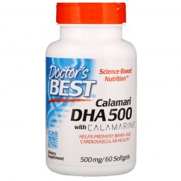 Doctor's Best Calamari DHA 500 with Calamarine 60 caps