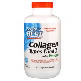 Doctor's Best Collagen Types 1&3 1000 mg 540 tabs