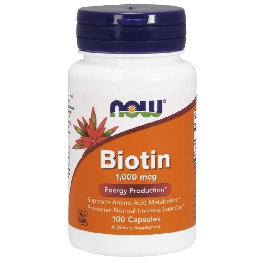 Now Biotin 1000 mcg Capsules 100 caps - зображення 1