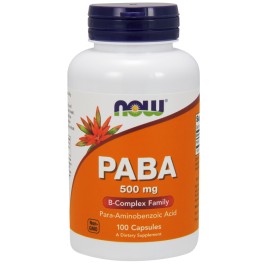   Now PABA 500 mg Capsules 100 caps