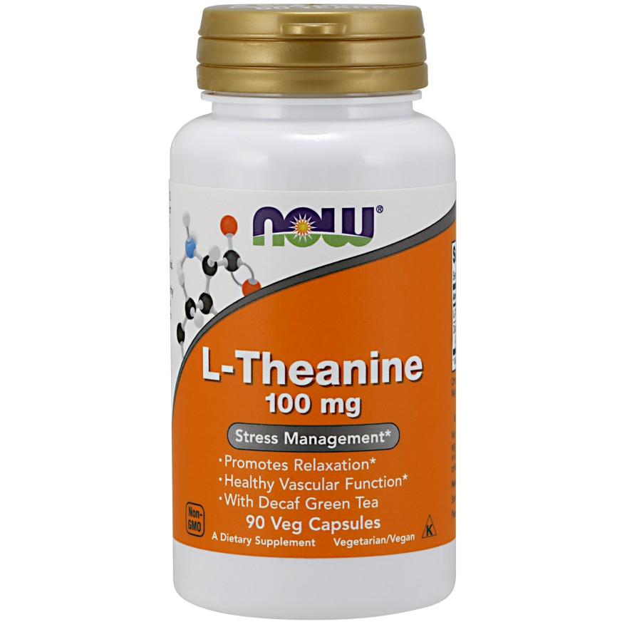 Now L-Theanine 100 mg Veg Capsules 90 caps - зображення 1