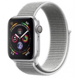 Apple Watch Series 4 GPS 40mm Silver Alum. w. Seashell Sport l. Silver Alum. (MU652)