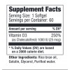 Ultimate Nutrition Vitamin D Softgels 1.000 IU 60 caps - зображення 2