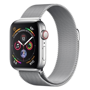 Apple Watch Series 4 GPS + LTE 40mm Steel w. Milanese l. Steel (MTUM2, MTVK2) - зображення 1