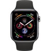 Apple Watch Series 4 GPS + LTE 44mm Black Steel w. Black Sport b. Black Steel (MTV52, MTX22) - зображення 2