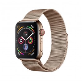 Apple Watch Series 4 GPS + LTE 44mm Gold Steel w. Gold Milanese l. Gold Steel (MTV82, MTX52)