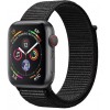 Apple Watch Series 4 GPS + LTE 44mm Gray Alum. w. Black Sport l. Gray Alum. (MTUX2, MTVV2) - зображення 1
