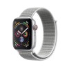 Apple Watch Series 4 GPS + LTE 44mm Silver Alum. w. Seashell Sport l. Silver Alum. (MTUV2) - зображення 1