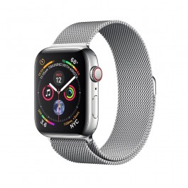 Apple Watch Series 4 GPS + LTE 44mm Steel w. Milanese l. Steel (MTV42, MTX12)