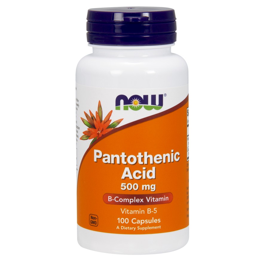 Now Pantothenic Acid 500 mg Capsules 100 caps - зображення 1