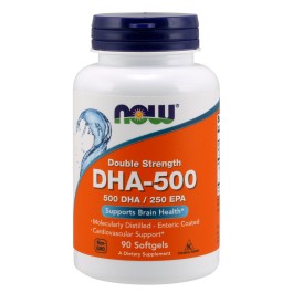 Now DHA-500 Double Strength Softgels 90 caps