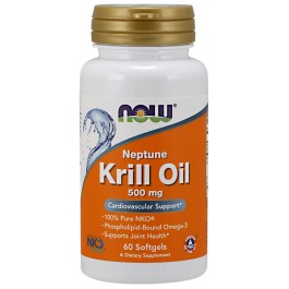 Now Neptune Krill Oil 500 mg Softgels 60 caps