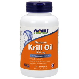 Now Neptune Krill Oil 500 mg Softgels 120 caps