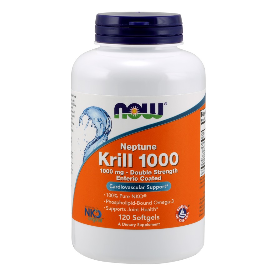 Now Neptune Krill Double Strength 1000 mg Softgels 120 caps - зображення 1
