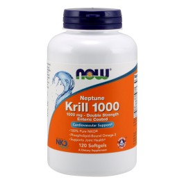   Now Neptune Krill Double Strength 1000 mg Softgels 120 caps