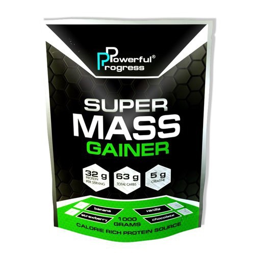 Powerful Progress Super Mass Gainer 1000 g /10 servings/ Ice Cream - зображення 1